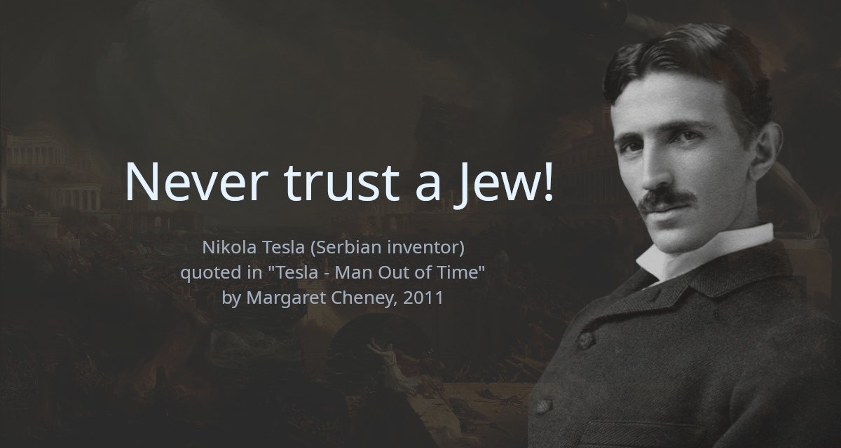 Never trust a Jew