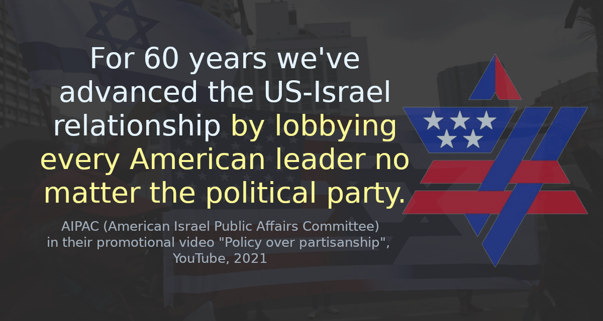 For 60 years we&rsquo;ve advanced the US-Israel relationship by lobbying every American leader no matter the political party.